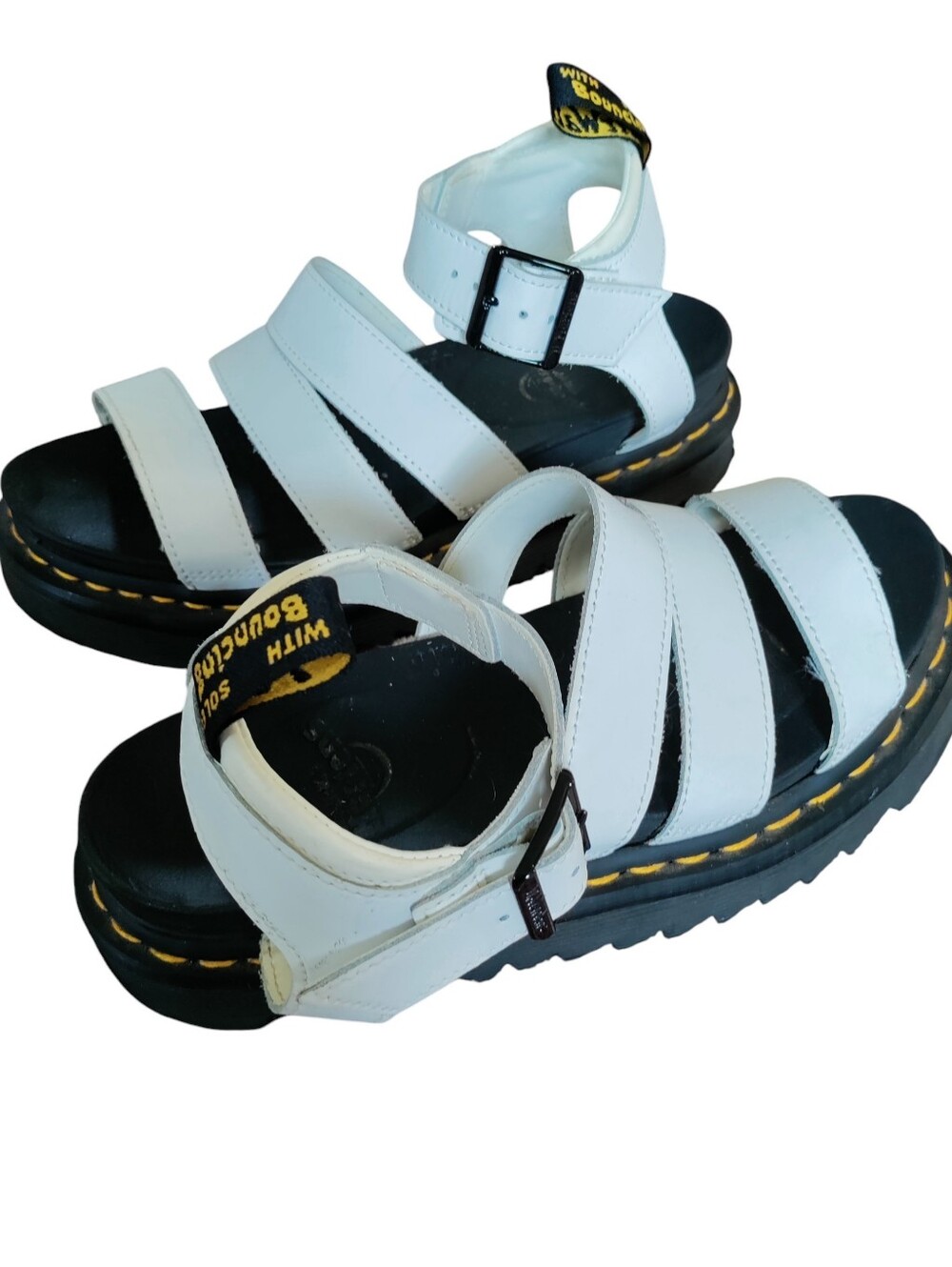 Doc Martens Blaire Platform Sandals Hydro leather Y2K Strappy Grunge